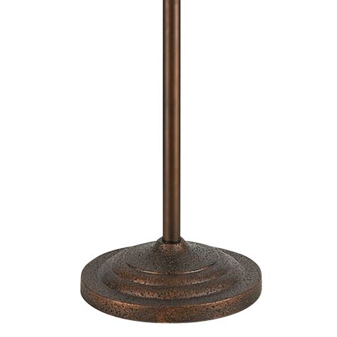 hammered metal floor lamp