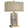 Dimond Harnessed Gray Marble and Cafe Bronze Table Lamp
