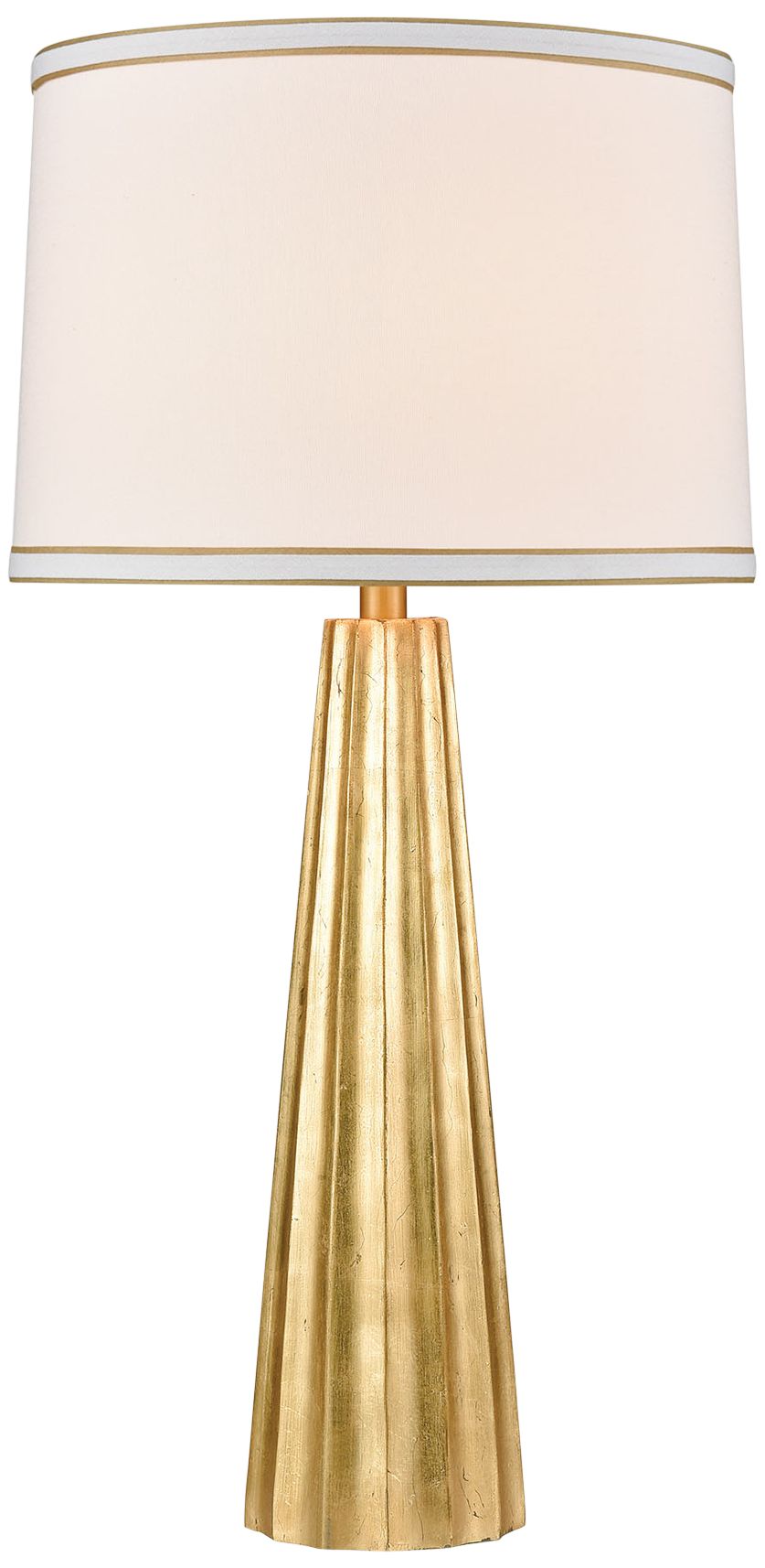 Dimond Hightower Gold Leaf Tapered Column Table Lamp 397R0 Lamps Plus