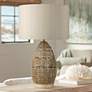 Dimond Husk 25" Natural Hand-Woven Rope Table Lamp