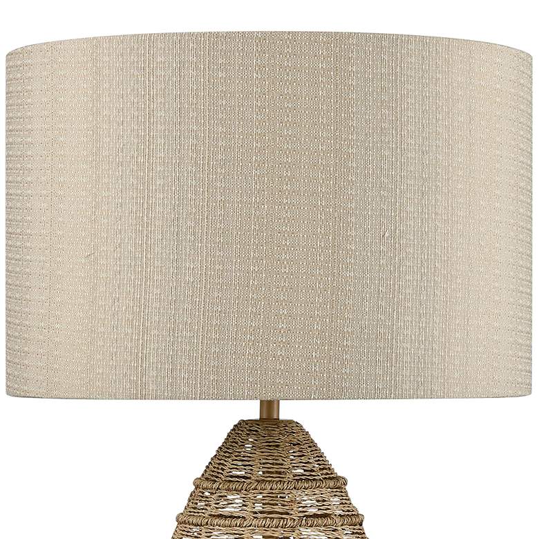 Image 3 Dimond Husk 25" Natural Hand-Woven Rope Table Lamp more views