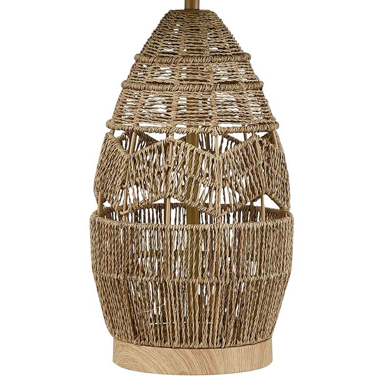 Image 4 Dimond Husk 25" Natural Hand-Woven Rope Table Lamp more views