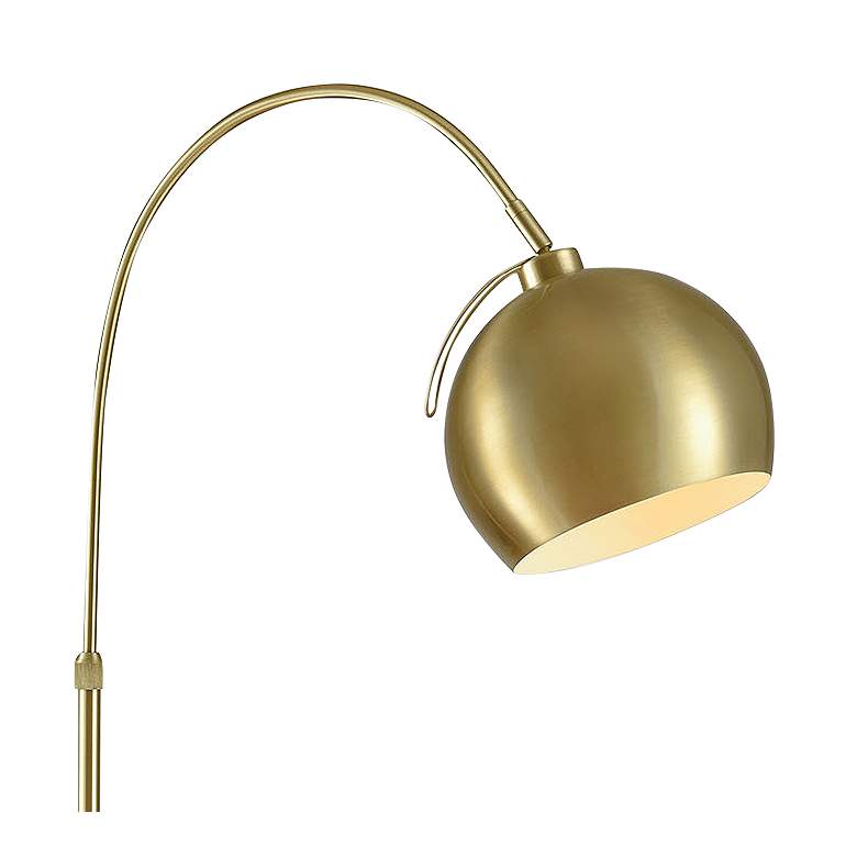 Image 2 Dimond Koperknikus 61 inch Gold Metal Dome Arc Floor Lamp more views