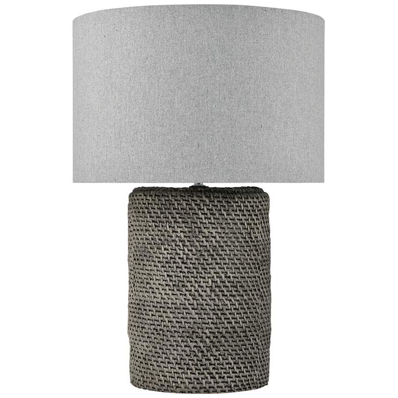Image 2 Dimond Lighting Wefen 24 inch Modern Gray Concrete Table Lamp