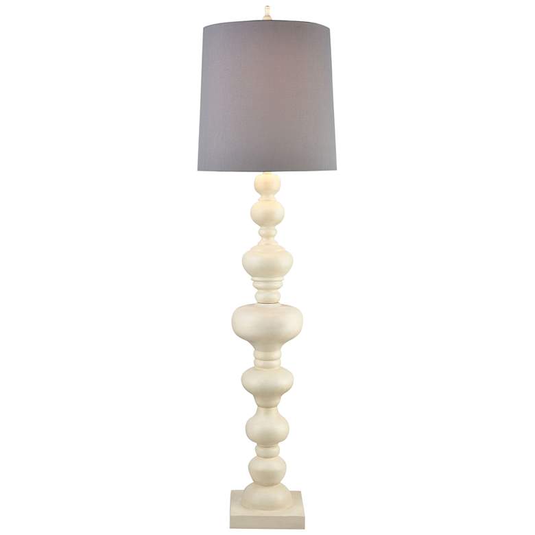 Image 1 Dimond Meymac 74 inch High White Column Floor Lamp