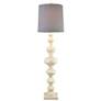 Dimond Meymac 74" High White Column Floor Lamp
