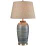 Dimond Monterey Blue Glaze Earthenware Table Lamp