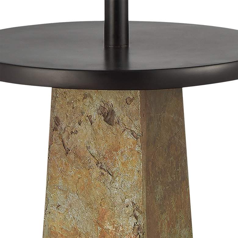 Dimond Musee Bronze Metal Floor Lamp with Tray Table more views