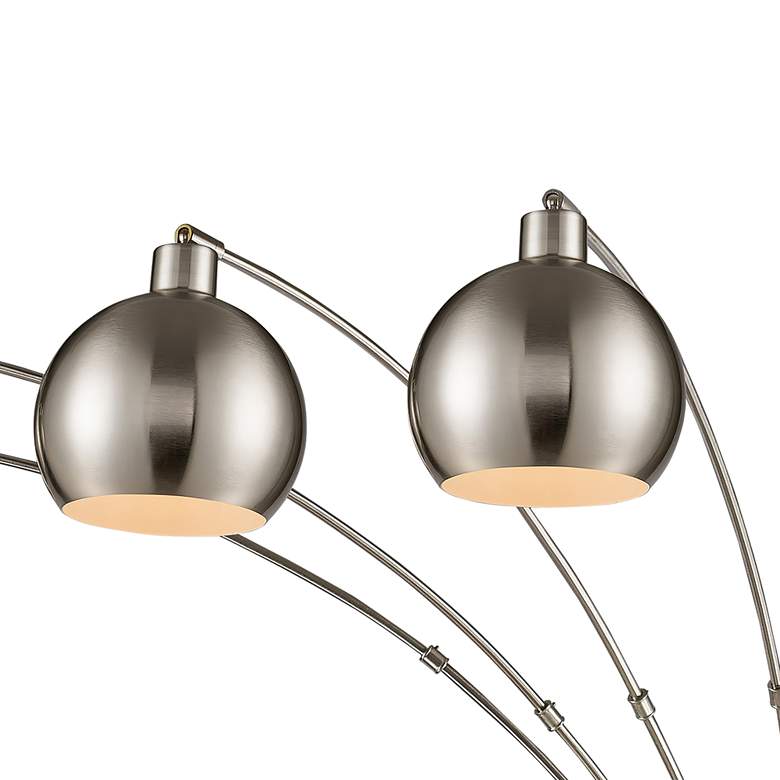 Image 3 Dimond Peterborough 85 1/2" Polished Nickel 5-Light Arc Floor Lamp more views
