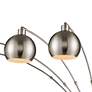 Dimond Peterborough 85 1/2" Polished Nickel 5-Light Arc Floor Lamp