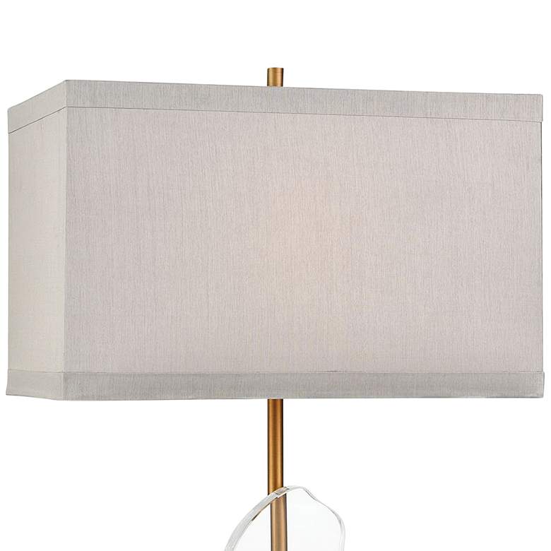 Image 3 Dimond Priorato Clear Crystal Cafe Bronze Metal Table Lamp more views
