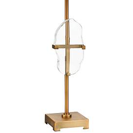 Image3 of Dimond Priorato Clear Crystal Cafe Bronze Metal Table Lamp more views