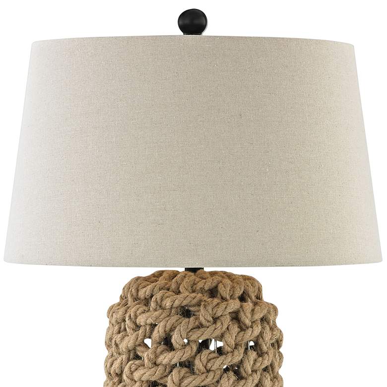 Image 3 Dimond Rope 29 1/2 inch High Coastal Style Nature Rope Table Lamp more views