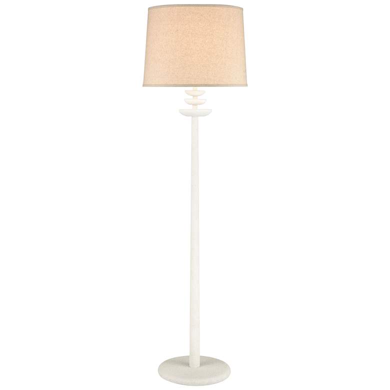 Image 1 Dimond Seapen Pure White Column Floor Lamp