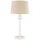 Dimond Seapen Pure White Column Table Lamp