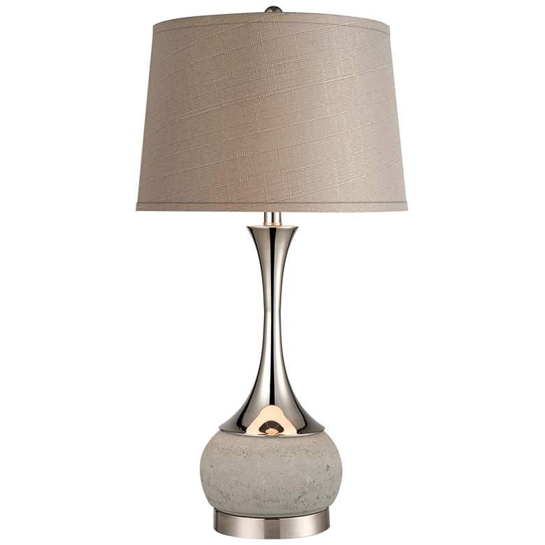 Image 2 Dimond Septon Vase 29" Polished Nickel and Concrete Table Lamp