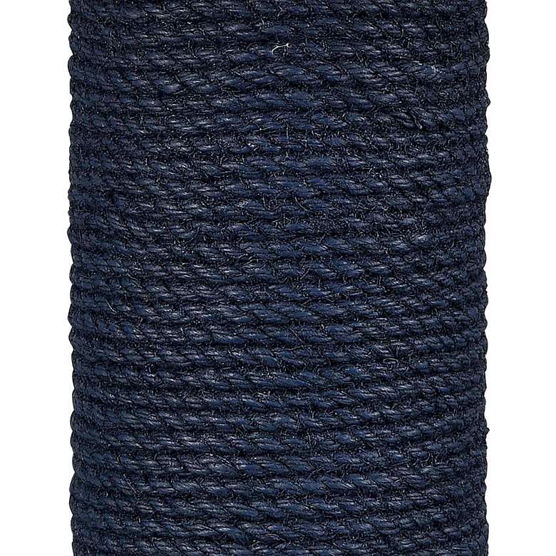 Image 4 Dimond Sherman Antique Brass and Navy Rope LED Table Lamp more views