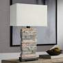 Dimond Terra Firma Gray Stone Table Lamp