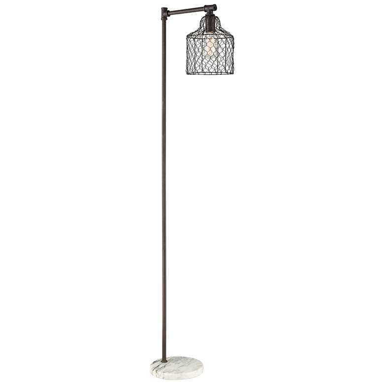 Image 1 Dimond Town and Country Bronze Task Floor Lamp