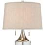 Thumbnail3 of Dimond Tribeca Clear Water Glass Polished Nickel 2-Light Table Lamp more views