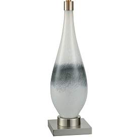 Image3 of Dimond Vapor Gray and White Glass Vase Table Lamp more views
