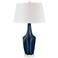 Dimond Wake Navy Blue Modern Vase Table Lamp