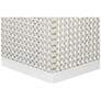 3_Dimple 24" High x 18" Square Accent Table - Whitewash more views