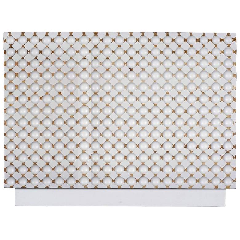 Image 3 Dimple Rectangular Coffee Table - Whitewash more views