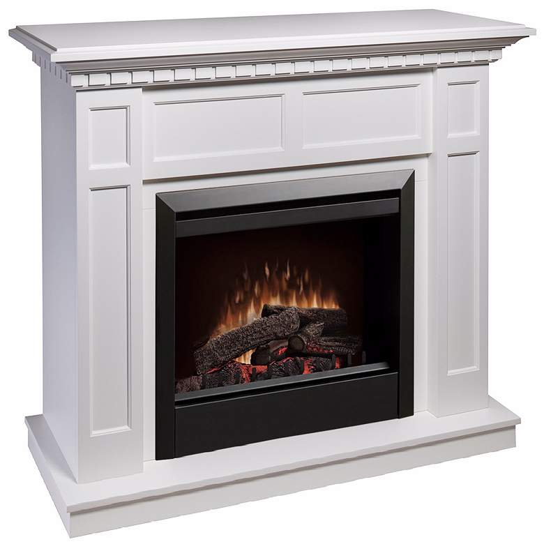 Image 1 Dimplex Caprice White Electric Fireplace