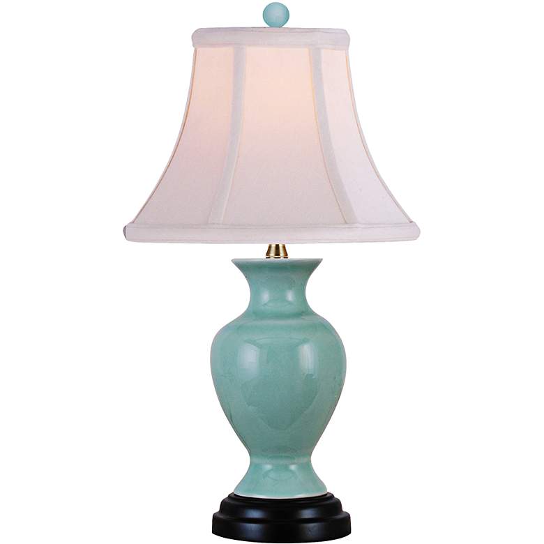 Image 1 Dinsmore Celadon Green Porcelain Accent Table Lamp