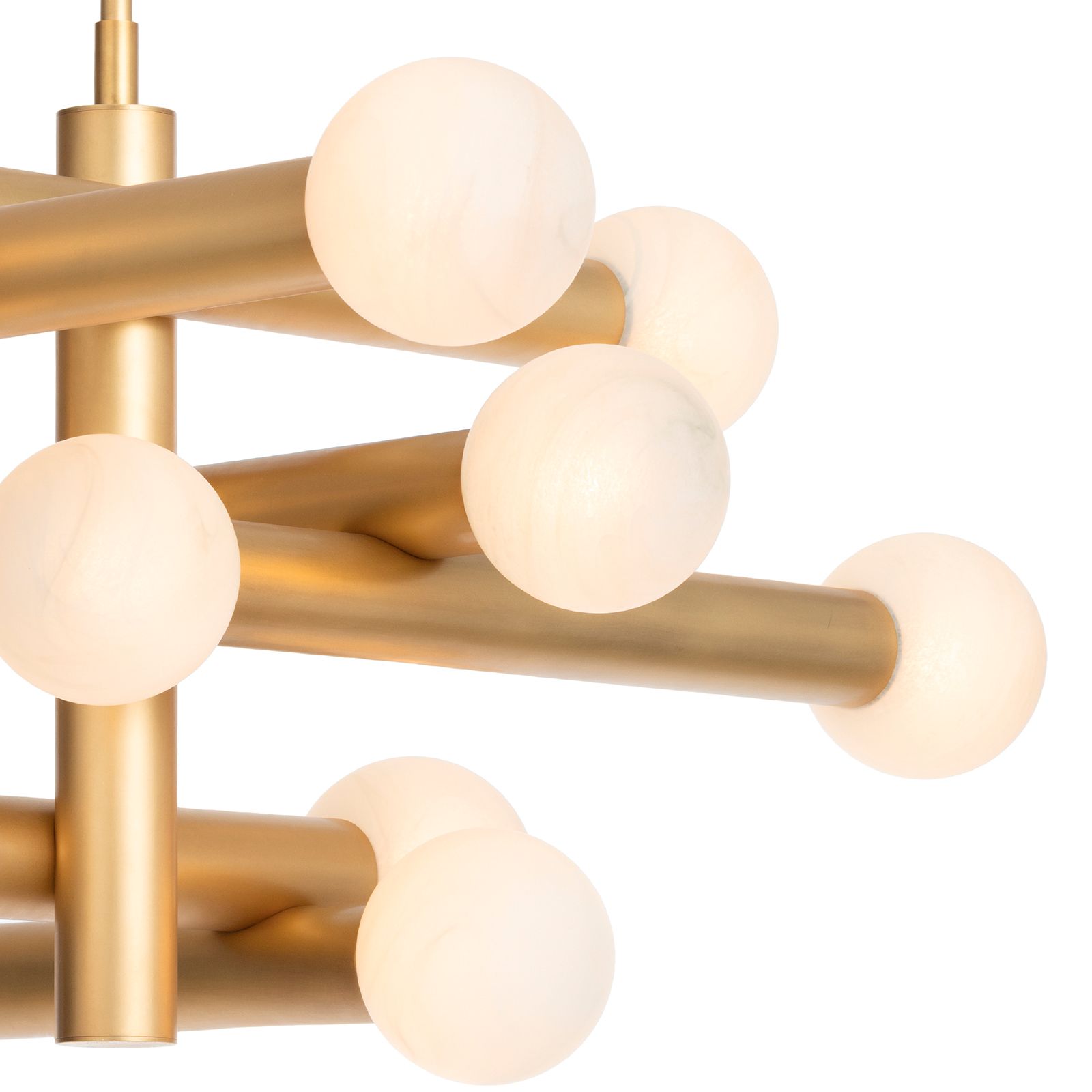 Image 3 Dion Chandelier (Natural Brass) more views