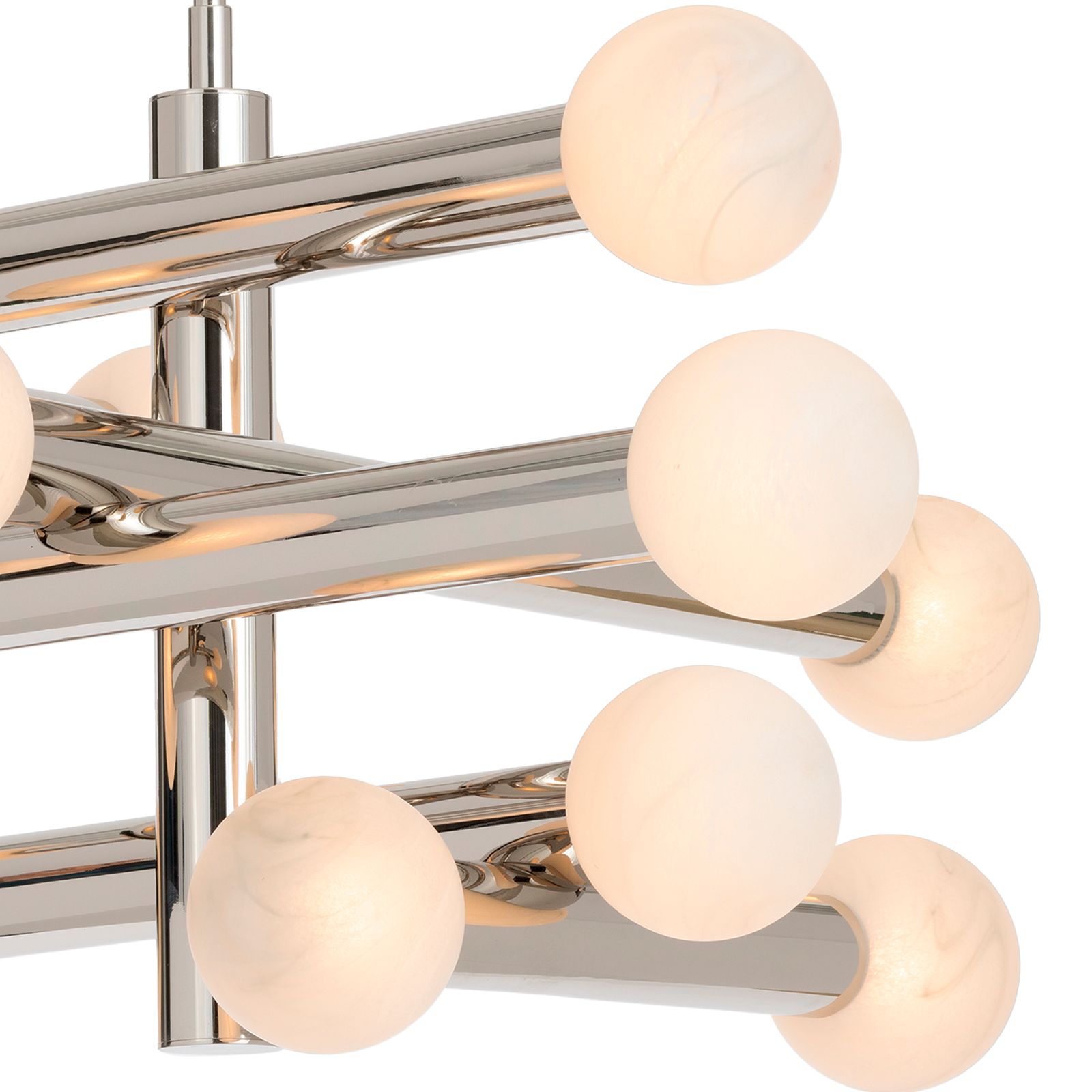 Image 3 Dion Chandelier (Polished Nickel) more views