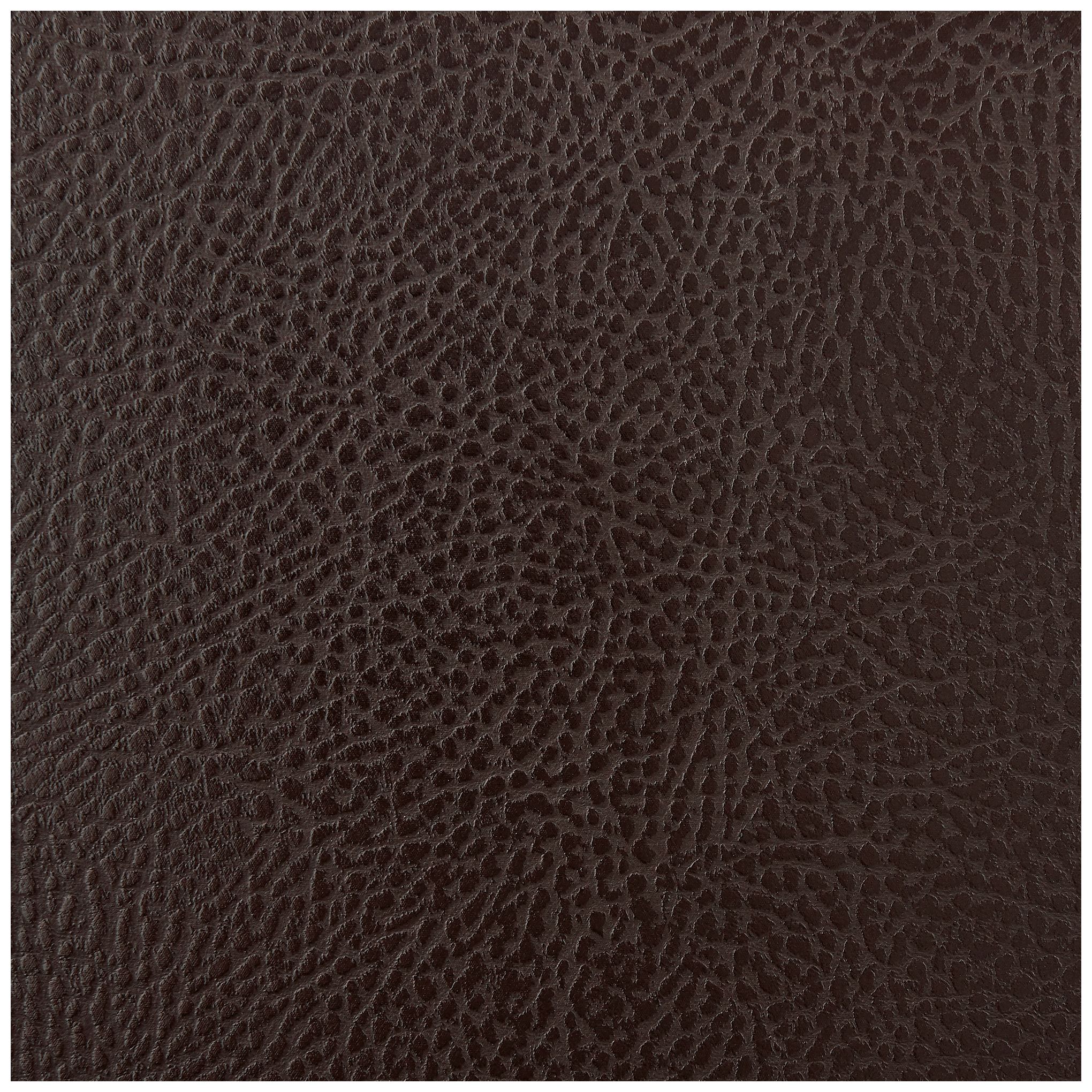 Dione 30 in. Swivel Barstool in Brown Faux Leather and Auburn Bay Finish