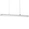 Dionia 38" Wide Stainless Steel Modern LED Kitchen Island Pendant
