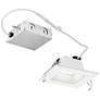 1_Direct to Ceiling 4" White Square LED Recessed Downlight