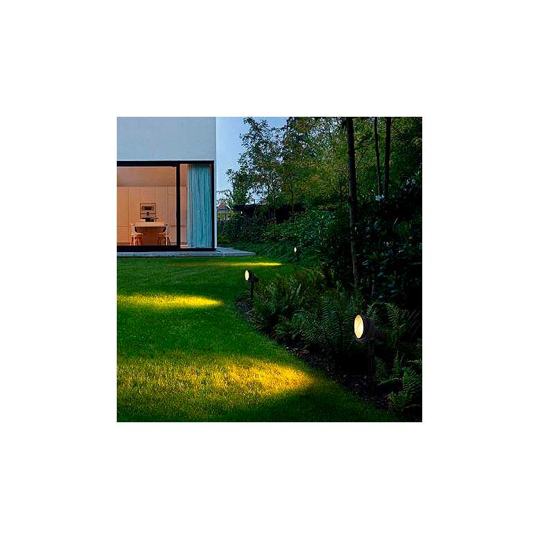 Image 5 Directa 5 1/2" High Black 12V LED Landscape Spot Light more views