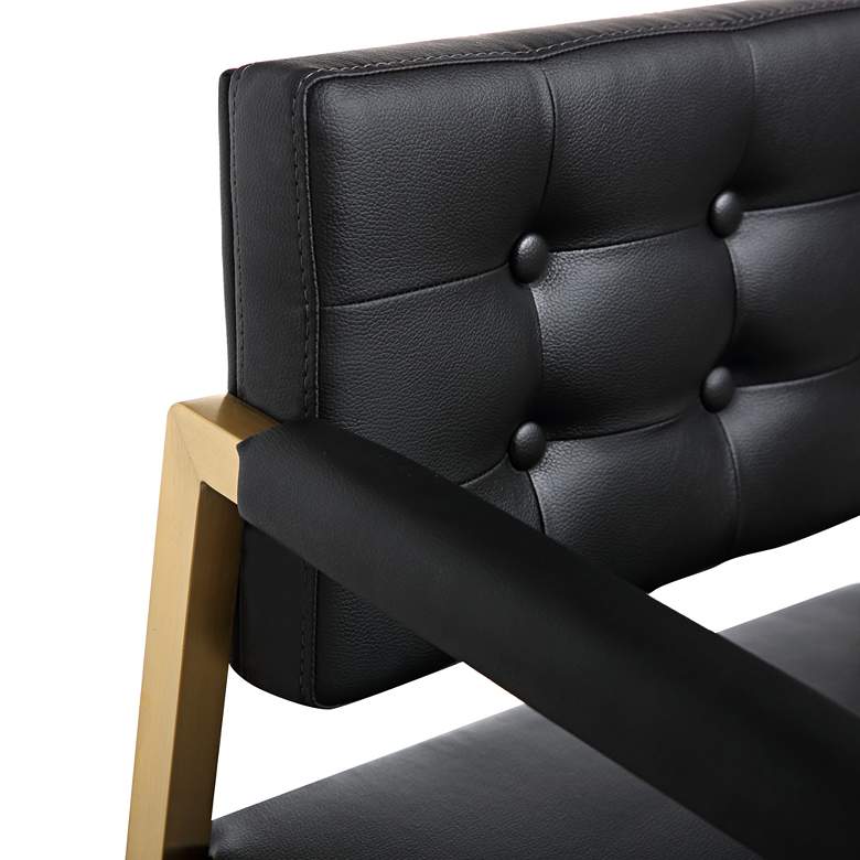 Image 6 Director 26" Black Vegan Leather Counter Stool more views