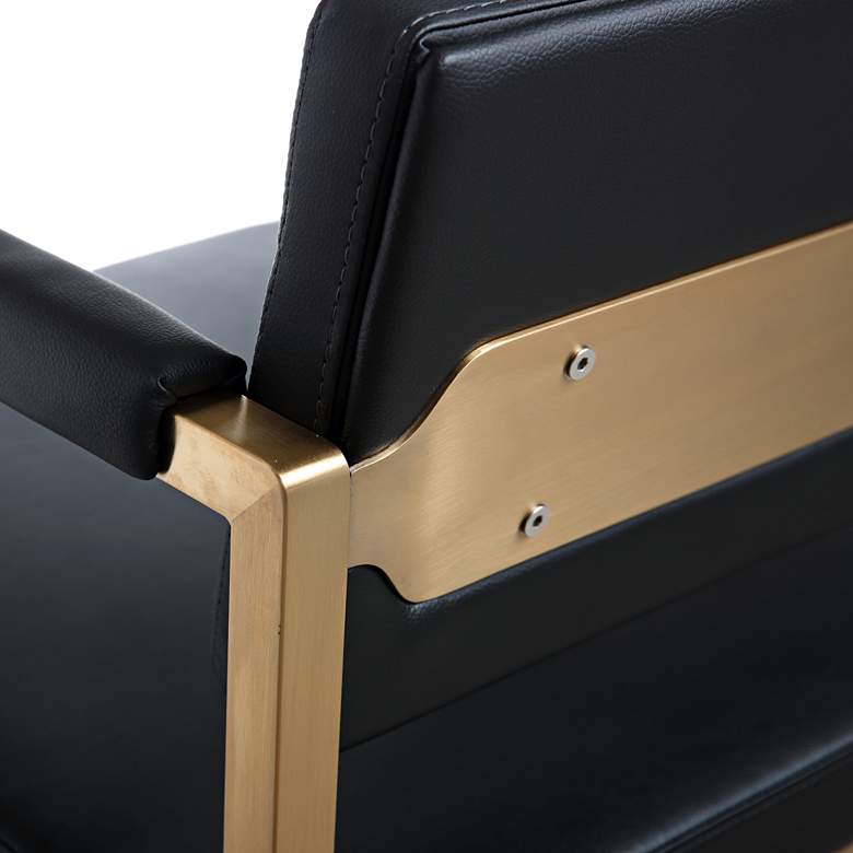 Image 7 Director 26" Black Vegan Leather Counter Stool more views