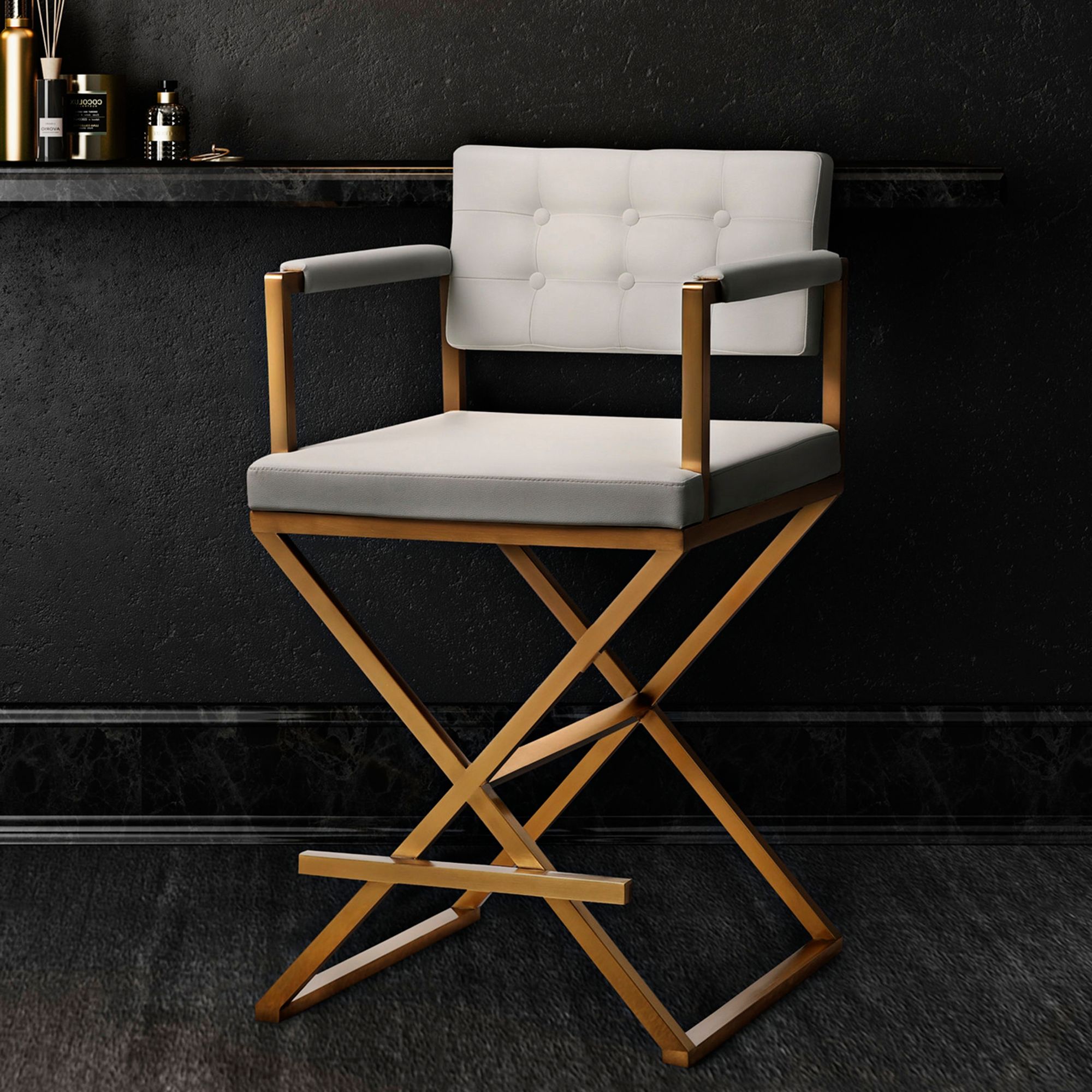 Directors best sale stool leather