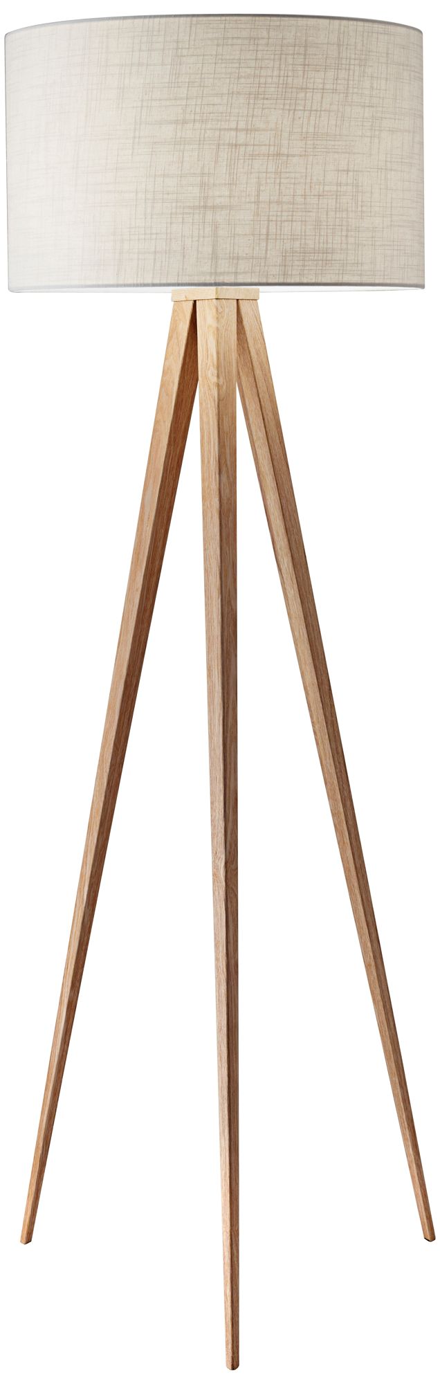 tripod natural floor lamp