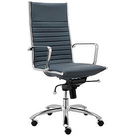 Image2 of Dirk Blue High Back Adjustable Swivel Office Chair