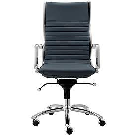 Image3 of Dirk Blue High Back Adjustable Swivel Office Chair more views