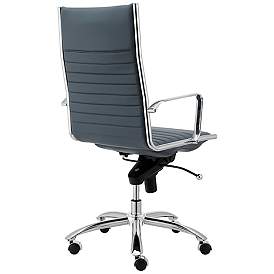 Image4 of Dirk Blue High Back Adjustable Swivel Office Chair more views