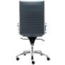 Dirk Blue High Back Adjustable Swivel Office Chair