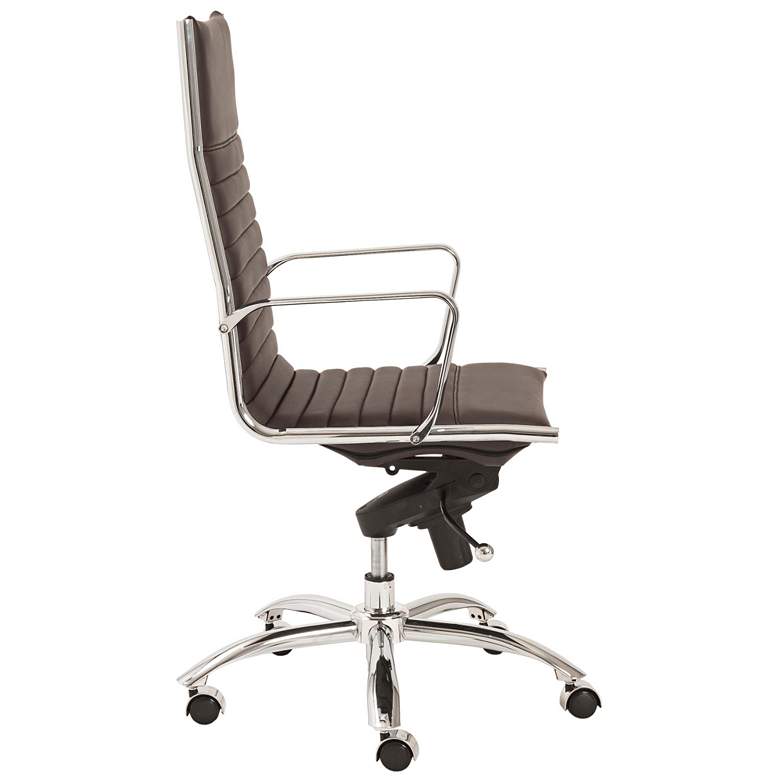 Image 3 Dirk Brown Leatherette High Back Adjustable Office Chair more views