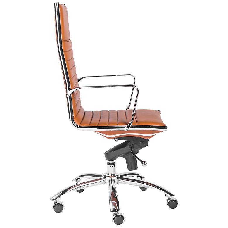 Image 6 Dirk Cognac High Back Adjustable Swivel Office Chair more views
