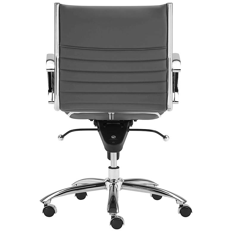 Image 6 Dirk Gray Low Back Adjustable Swivel Office Chair more views