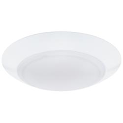 Disc 1.25"H x 7.5"W 1-Light Flush Mount in White