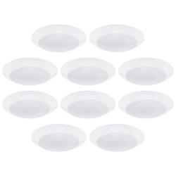 Disc 1.25"H x 7.5"W 1-Light Flush Mount in White