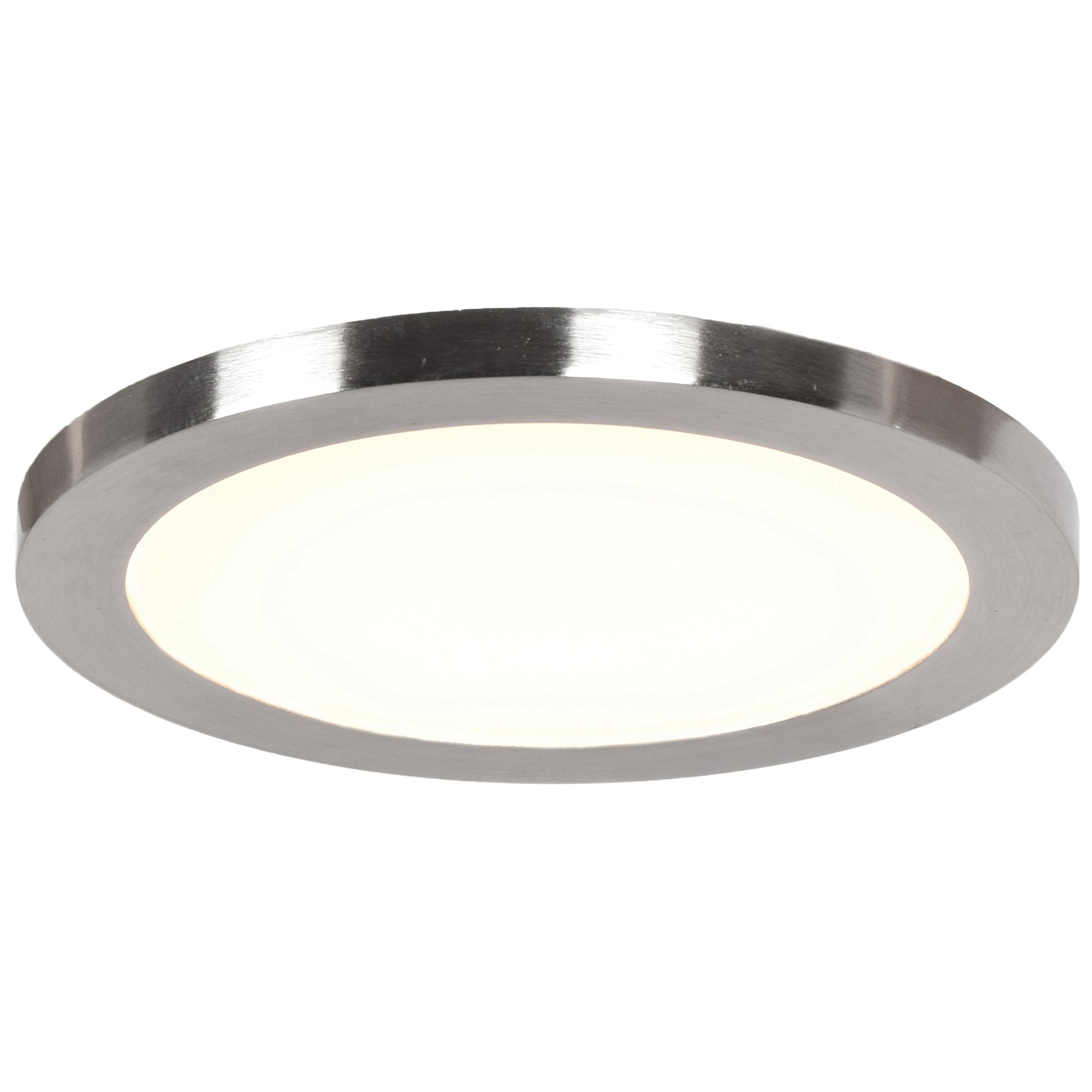 Thumbnail2 of Disc 9 1/2" Wide Brushed Steel Round LED Ceiling Light more views